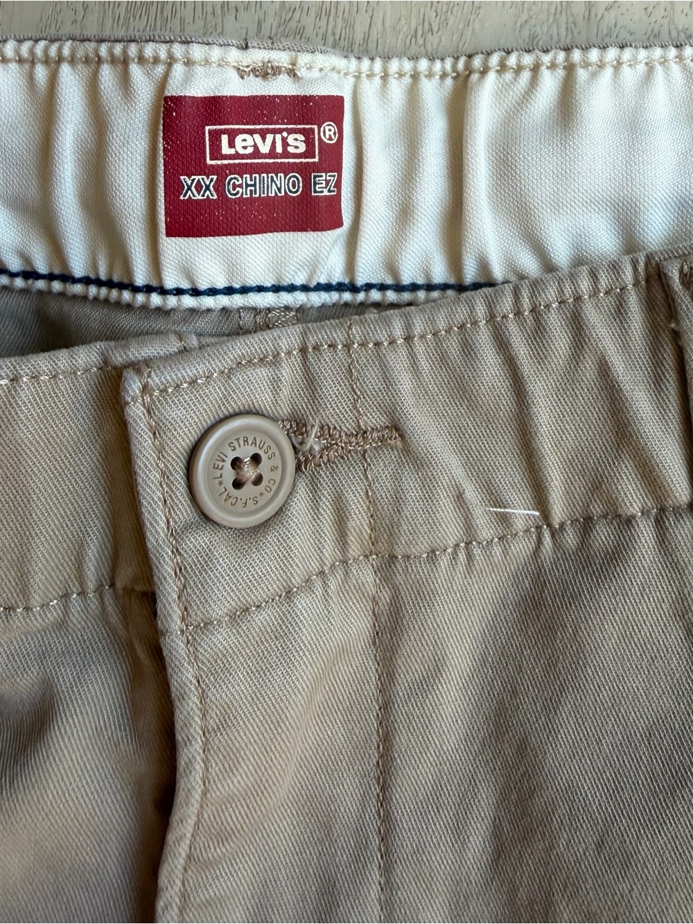 Levi's Tan XX Chino EZ Men's Chinos Pants Menswear Workwear Khaki’s